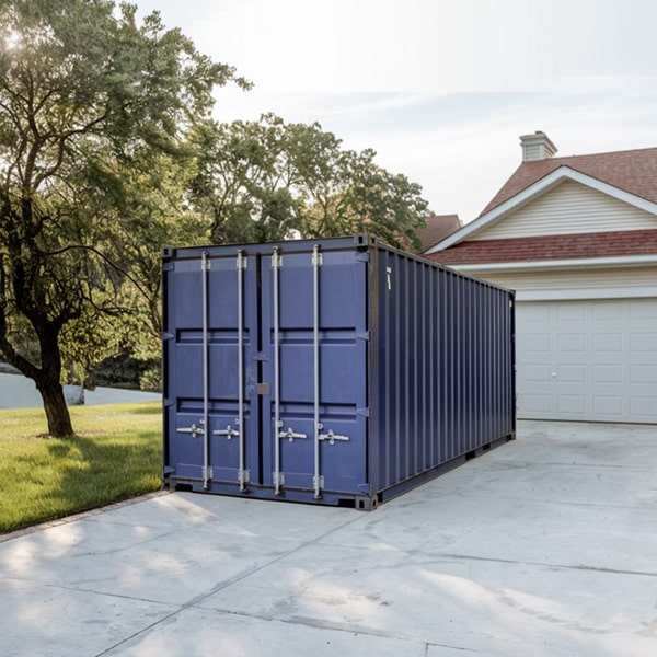 there are some restrictions for hazardous materials that cannot be stored in residential storage containers